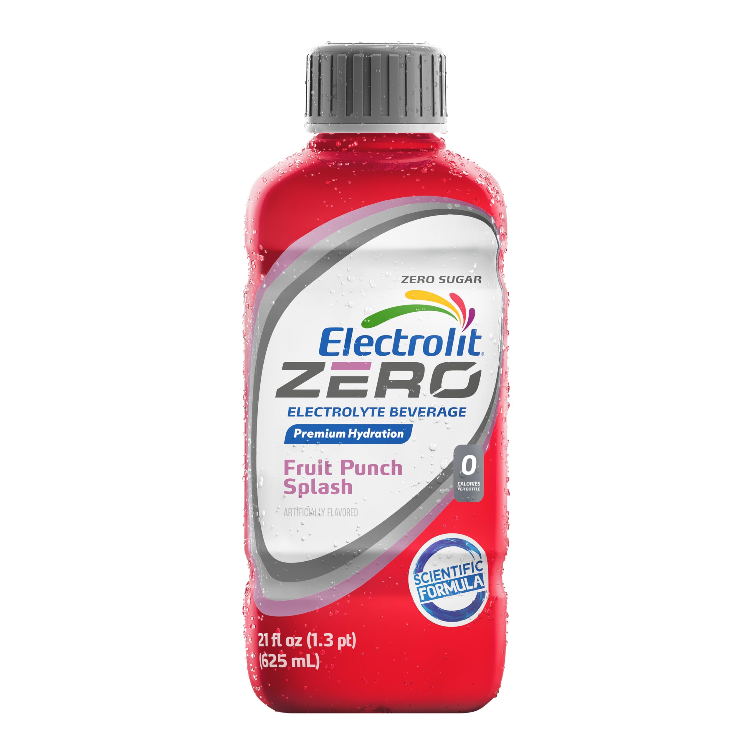 Electrolit primer plano de botella resaltando boquilla fácil de abrir y beber