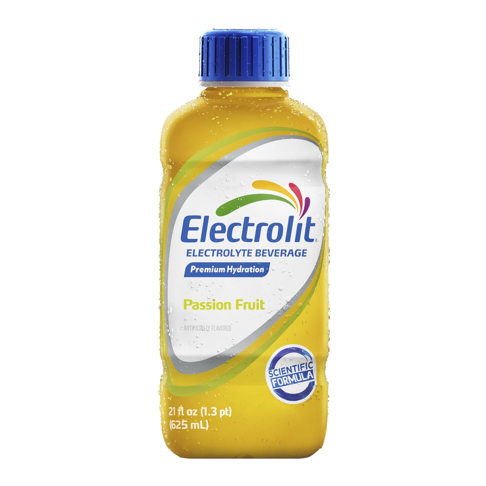 Electrolit líquido color y textura en vaso, hidratación refrescante visible