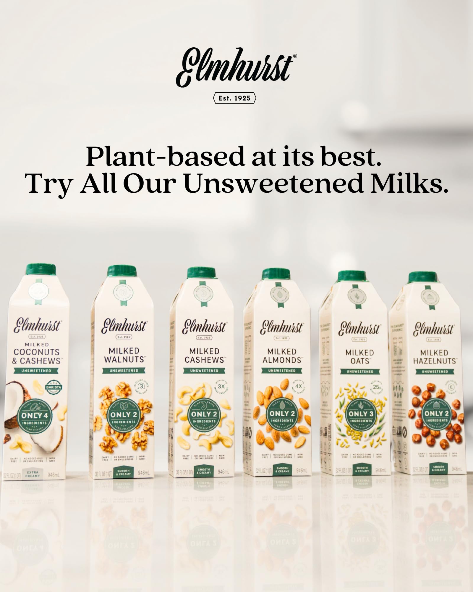 Elmhurst grupo de seis botellas en pack para almacenamiento y compra por volumen