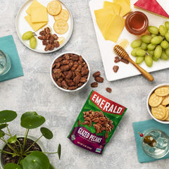 Emerald pecanas en bol para servir, ideal para reuniones