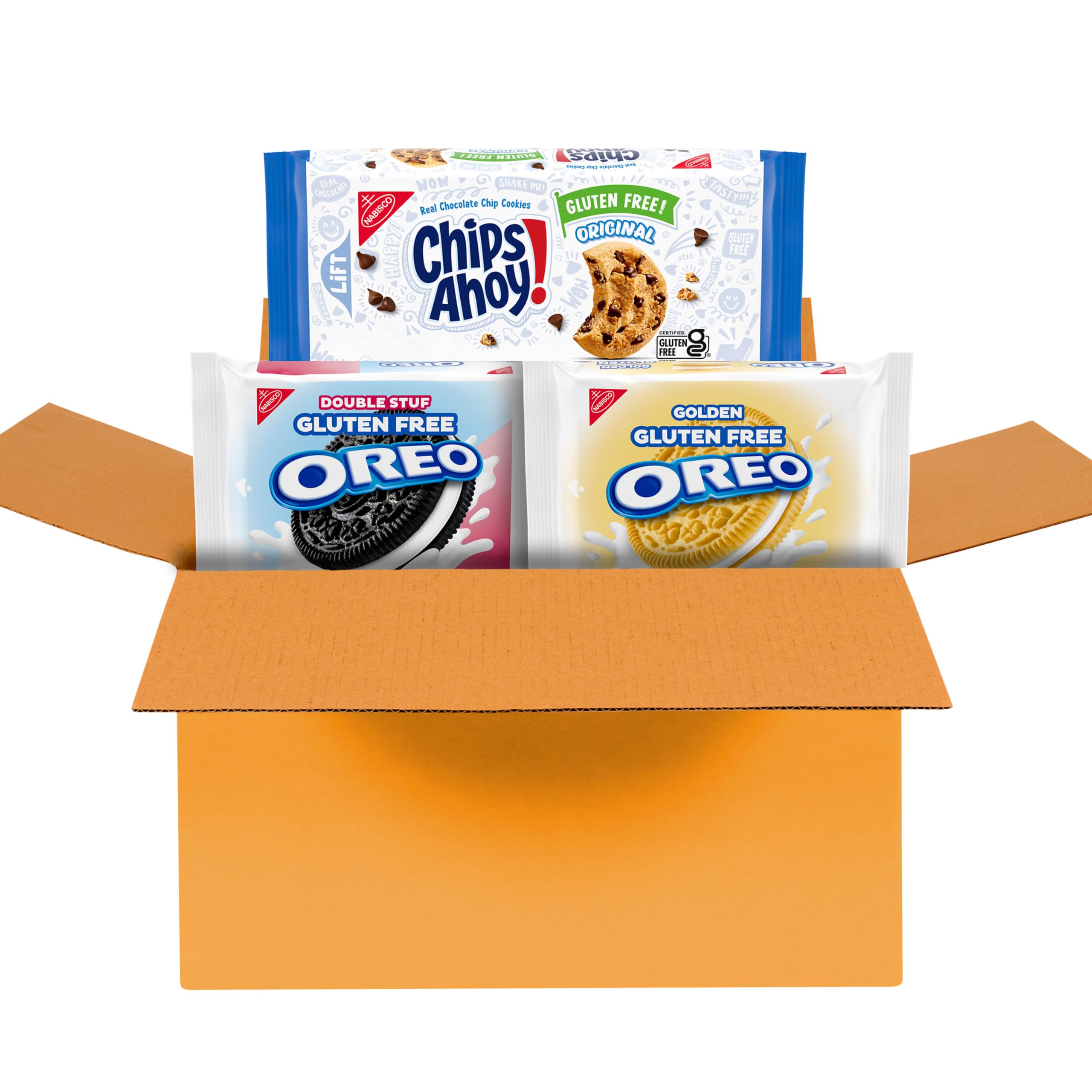 Cierre reutilizable del empaque abierto, OREO y CHIPS AHOY! mantiene frescura