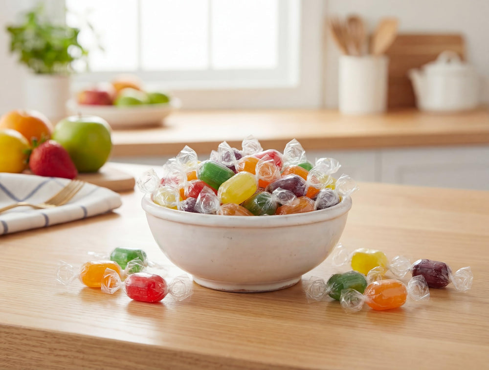 Emporium Candy piezas envueltas individualmente para higiene y transporte fácil