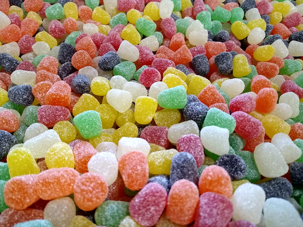 Emporium Candy paquete frontal mostrando colores y tamaño, visión clara del surtido