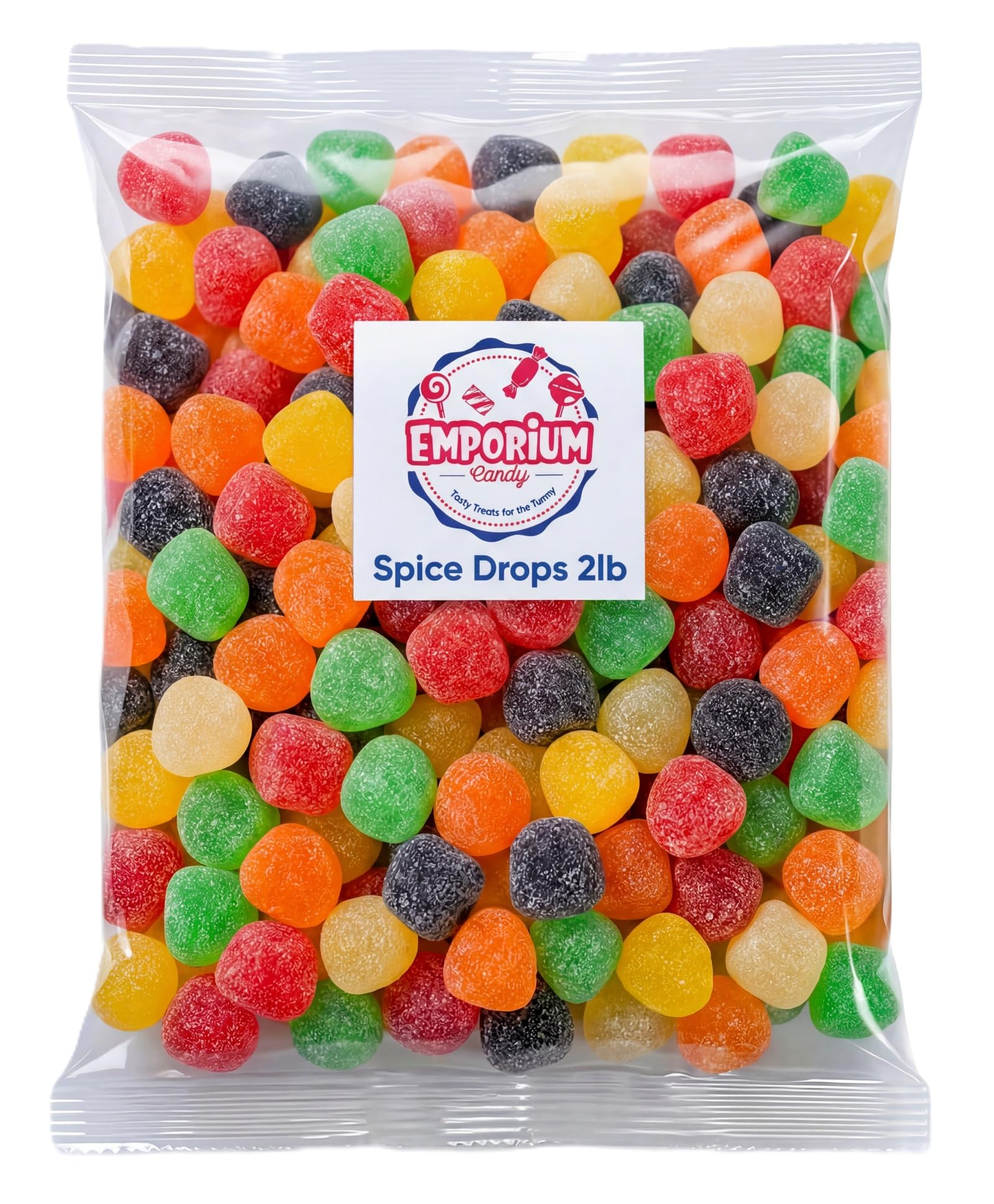 Emporium Candy primer plano de textura azucarada, detalle que invita a probar