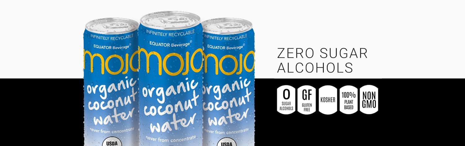 EQUATOR MOJO etiqueta con certificaciones orgánicas y Non-GMO clara