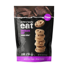 Every Body Eat paquete frontal mostrando galletas chocolate y beneficios