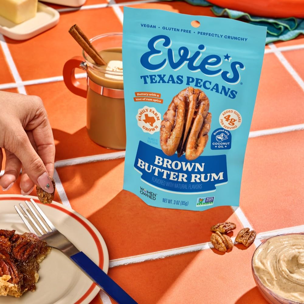 Evie's huerto en Texas mostrando origen y cultivo local