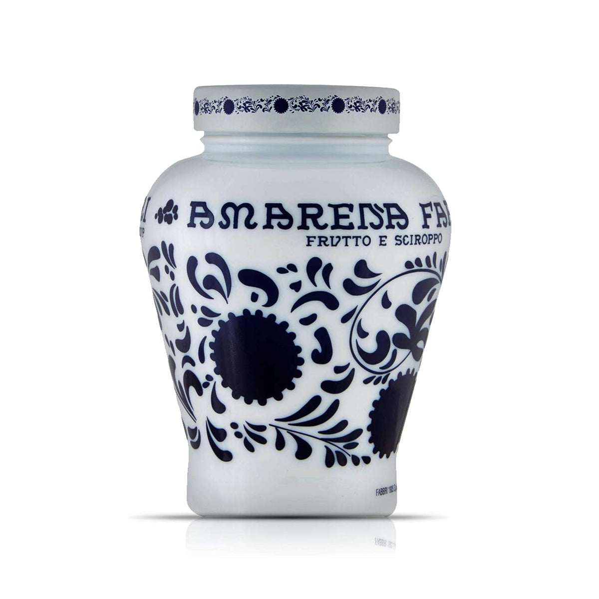 Fabbri jarro frontal mostrando las cerezas en almíbar, ideal para decorar bebidas