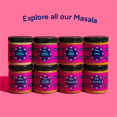 FADWA MASALA espolvoreada en karahi cocinándose y realzando sabor casero