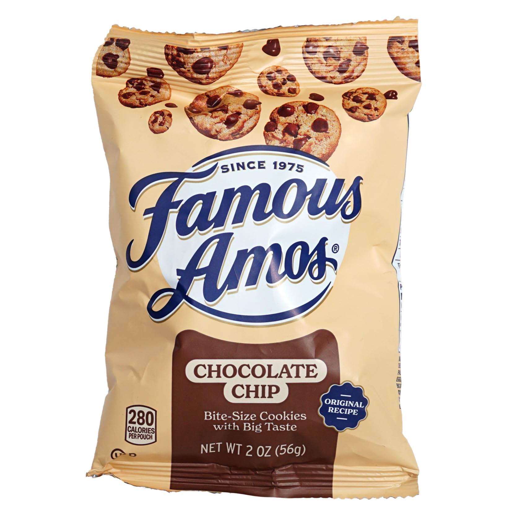 THE HAMPTON CANDY COMPANY paquete Famous Amos en mano para merienda rápida y cómoda