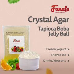 Fanale primer plano de la textura gelatinosa, masticable y atractiva