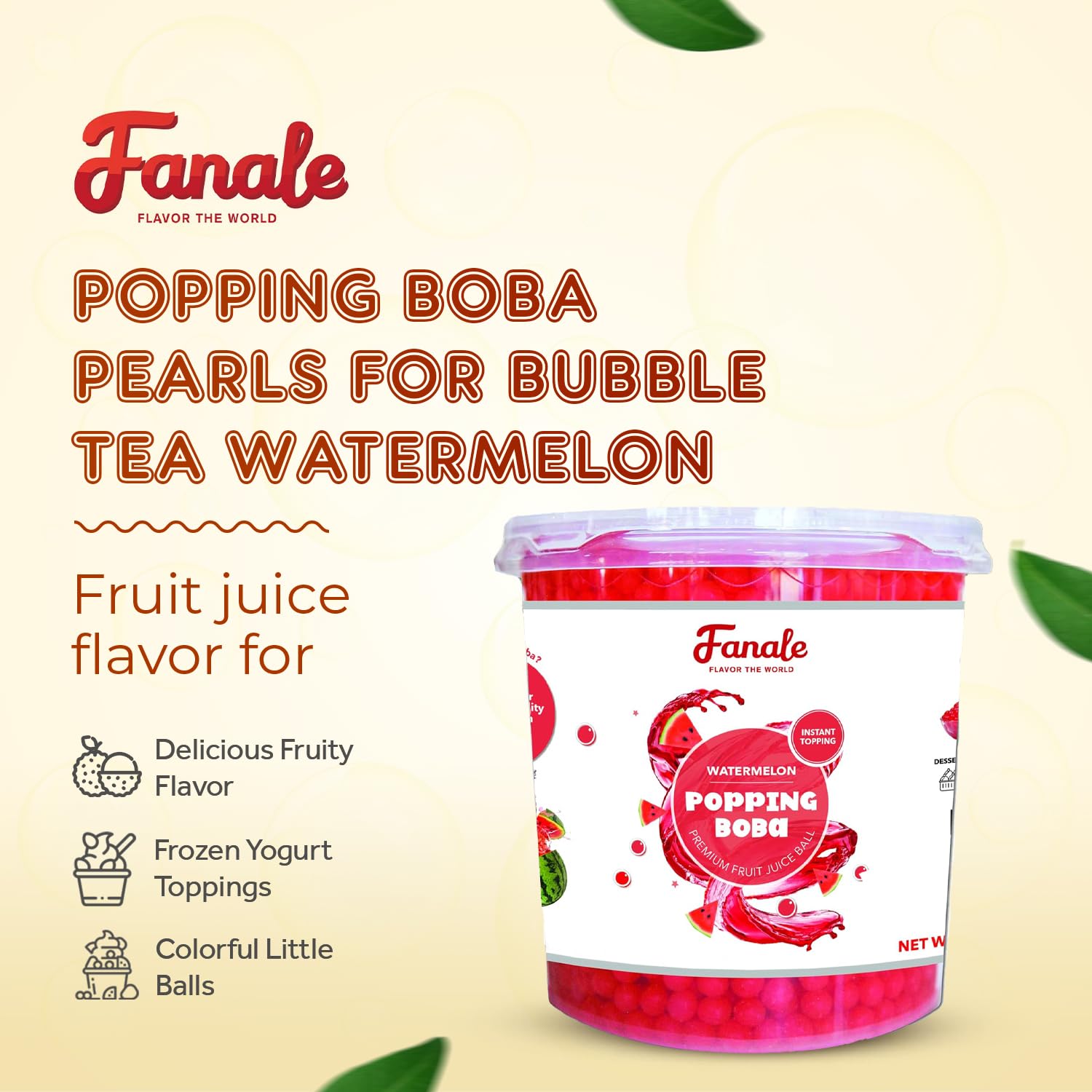 Fanale primer plano de perla mostrando cáscara y jugo interior