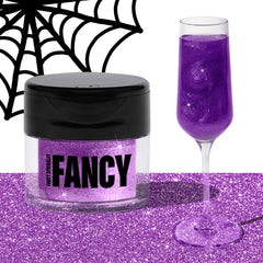Fancy Sprinkles frasco frontal amatista muestra color brillante y uso profesional
