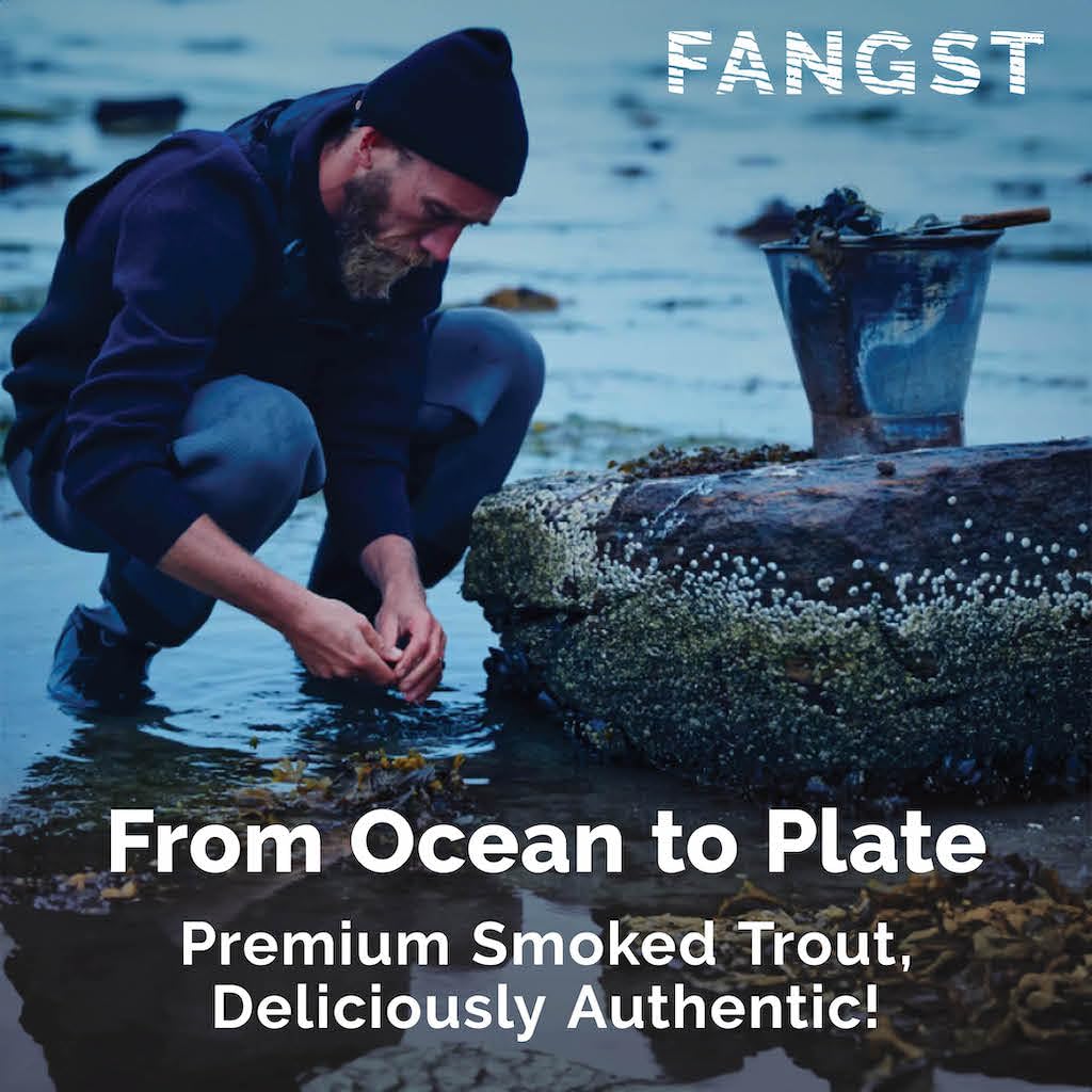 Fangst producto en cocina de estilo nórdico sugiriendo maridaje y uso