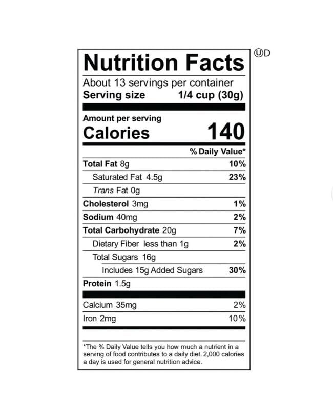 Fannie May primer plano de pieza con malvavisco esponjoso y galleta