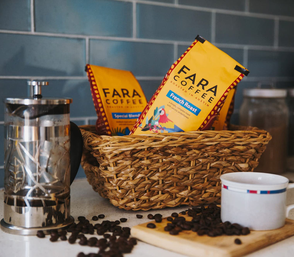 Fara Coffee etiqueta Rainforest Alliance señalando prácticas sostenibles