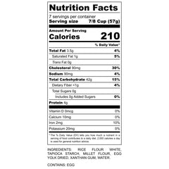 Farmhouse Preserve etiqueta con información sin gluten y beneficios para la salud