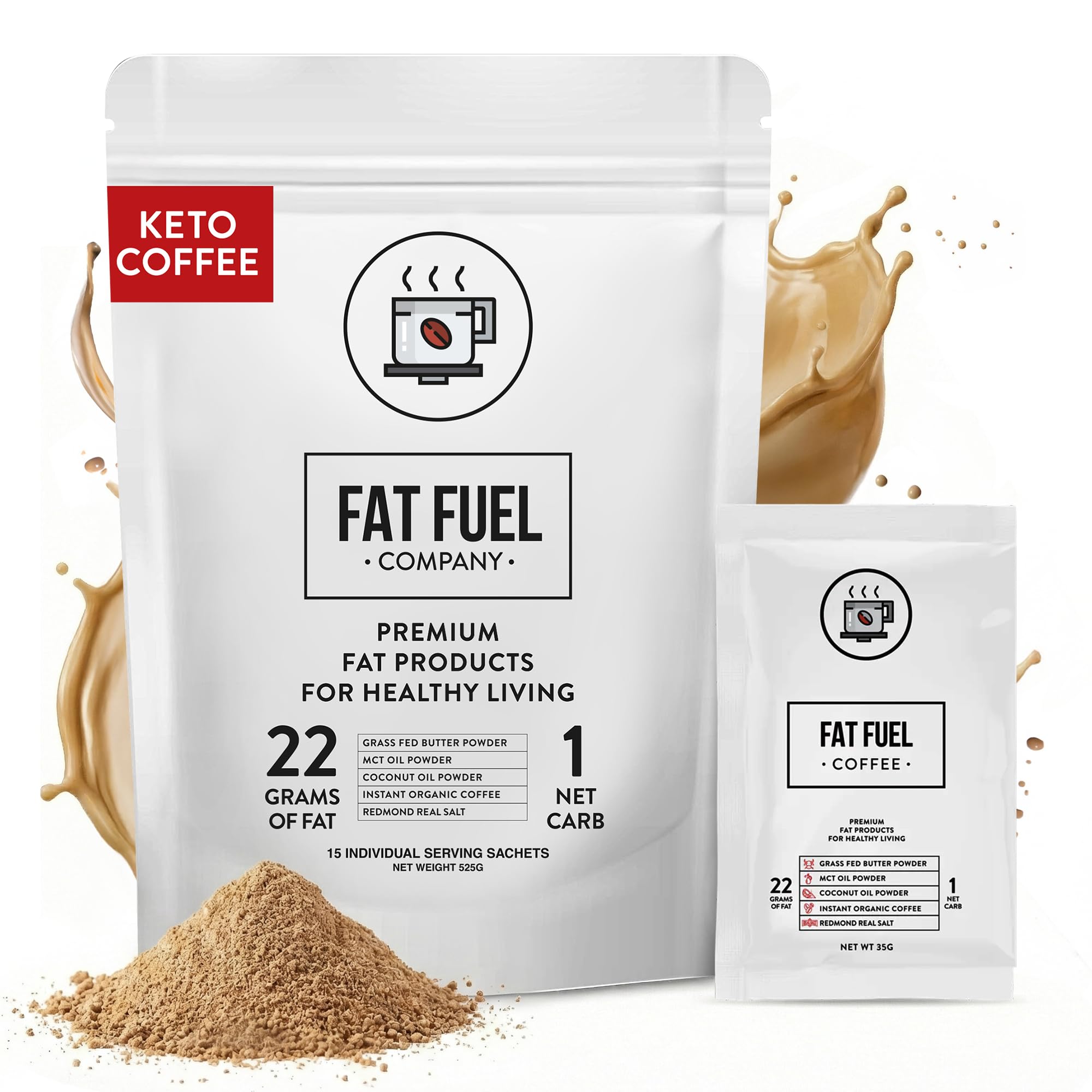 The Fat Fuel Company escena de desayuno destacando conveniencia y energía