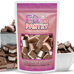FD Pantry empaque frontal mostrando bocados Neapolitan, ideal para llevar