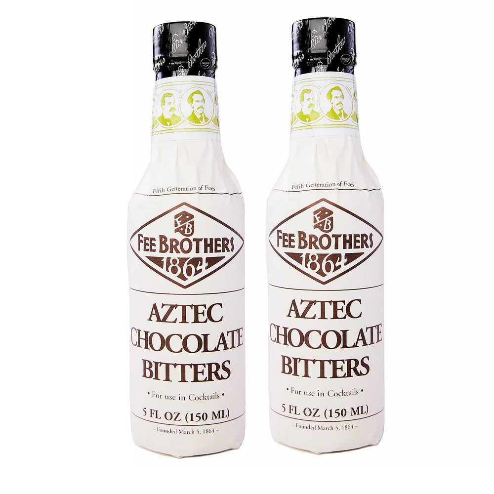 Fee Brothers Aztec Chocolate vista frontal de la botella de 5 oz mostrando etiqueta clara y uso profesional