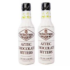 Fee Brothers Aztec Chocolate vista frontal de la botella de 5 oz mostrando etiqueta clara y uso profesional