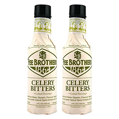 Fee Brothers botella frontal mostrando etiqueta clara y tamaño 5 oz, ideal para barras