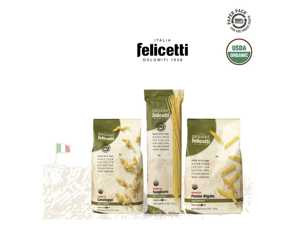 Felicetti linguine servida en cocina casera mostrando calidad para recetas