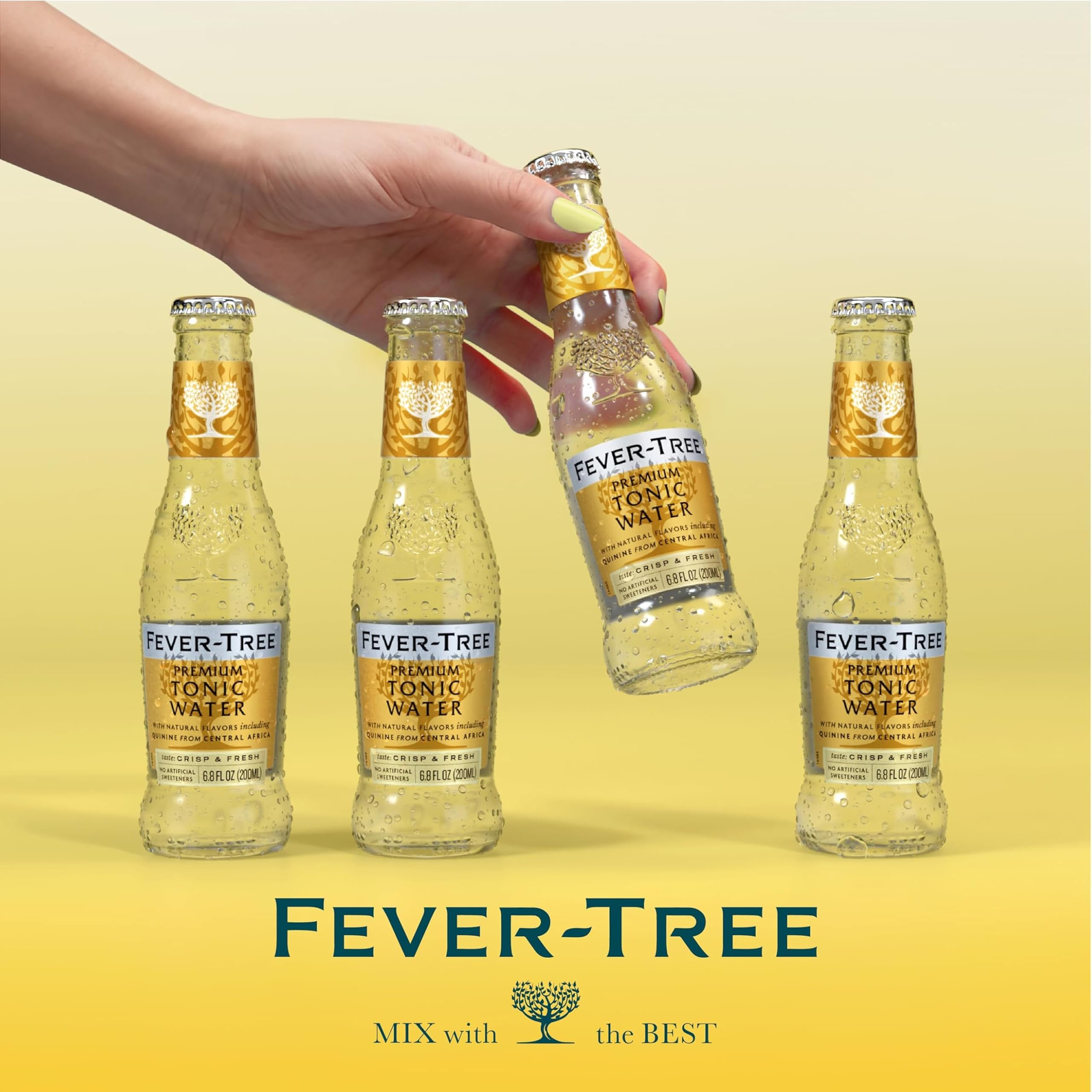 Fever-Tree en mesa de fiesta ofreciendo opción sofisticada para invitados