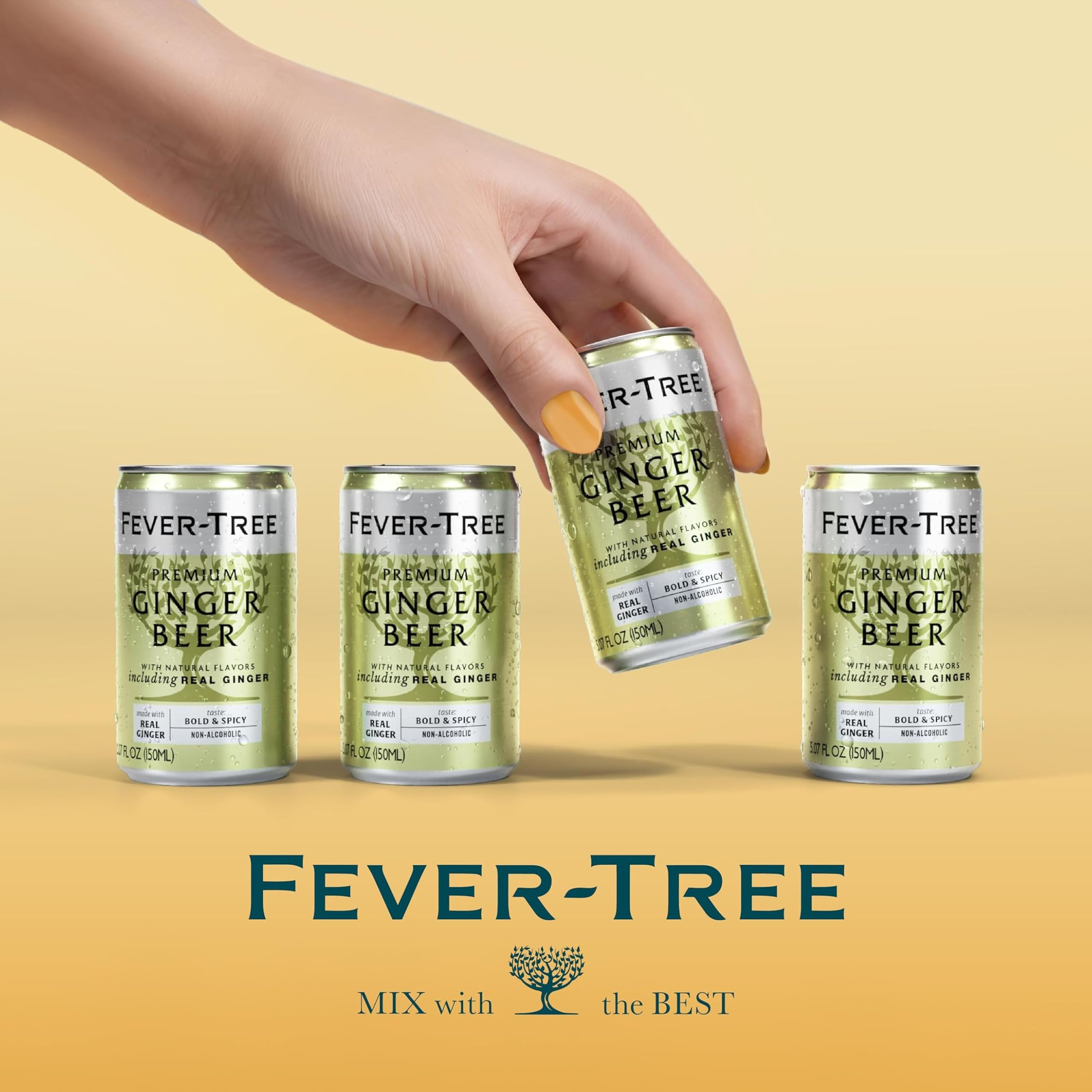 Fever-Tree raíces de jengibre que ilustran origen y sabor auténtico