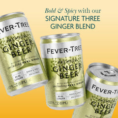 Fever-Tree lata en mano mostrando escala y porción individual