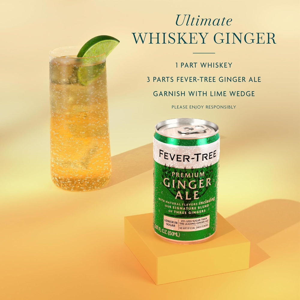 Fever-Tree servida en copa con hielo para mejor experiencia refrescante