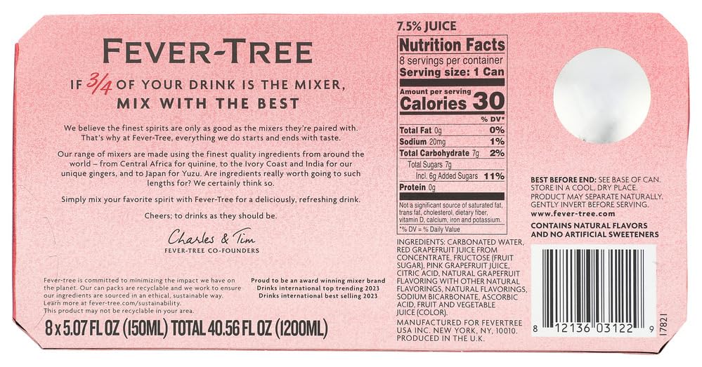 Fever-Tree detalle de burbujas mostrando textura y frescura
