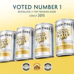 Pack de 24 latas Fever-Tree Light listo para eventos y fiestas