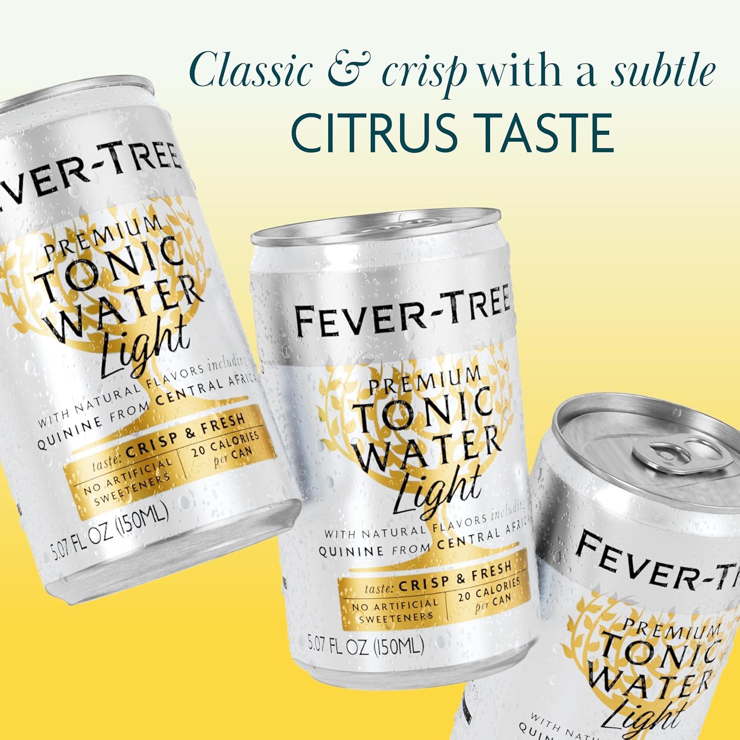 Mano sirviendo Fever-Tree en vaso, ideal para cócteles rápidos