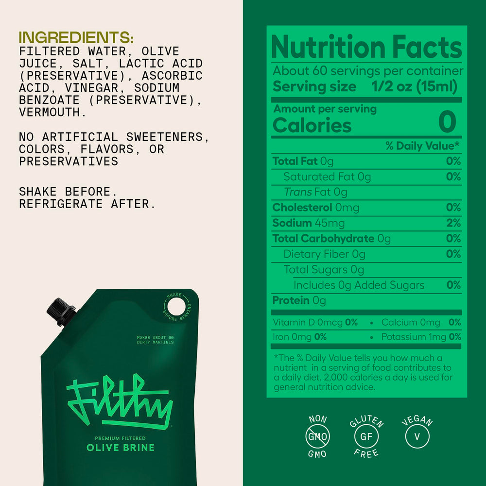 Filthy Food bolsa junto a copa para comparar tamaño y facilidad de almacenamiento