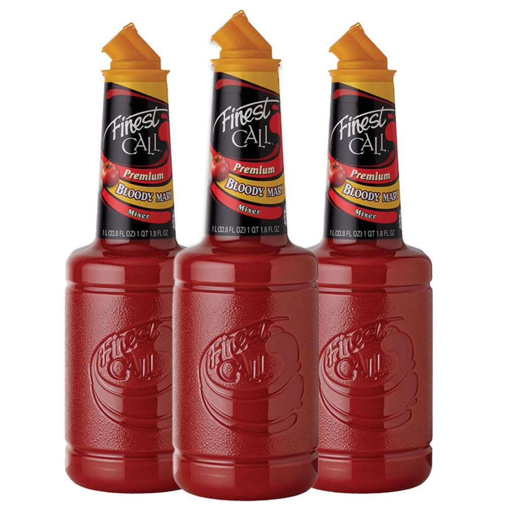 Finest Call vista frontal del pack de tres botellas para servicio rápido