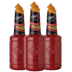 Finest Call vista frontal del pack de tres botellas para servicio rápido