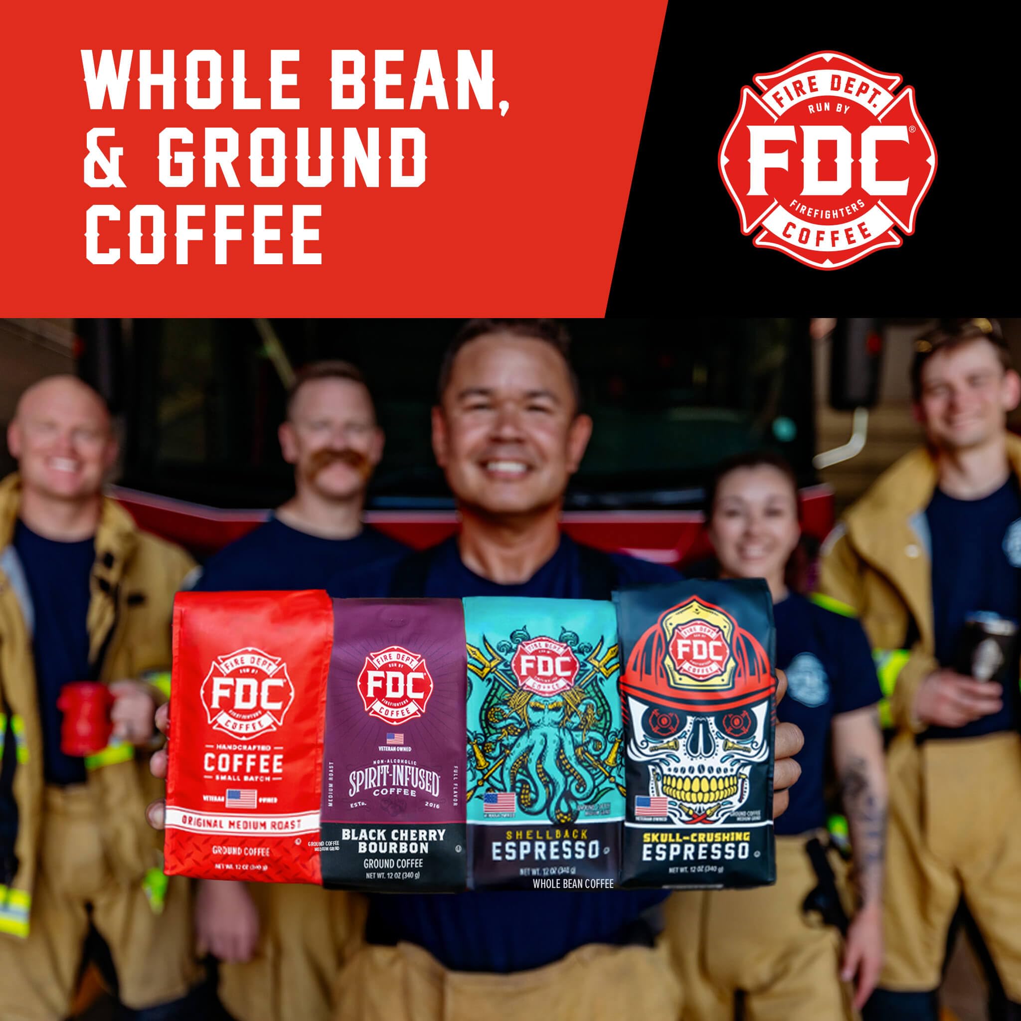 Fire Department Coffee en ambiente de cocina sugeriendo uso diario y conveniencia