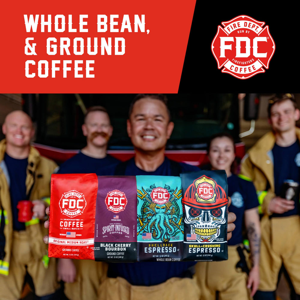 Fire Department Coffee en ambiente de cocina sugeriendo uso diario y conveniencia