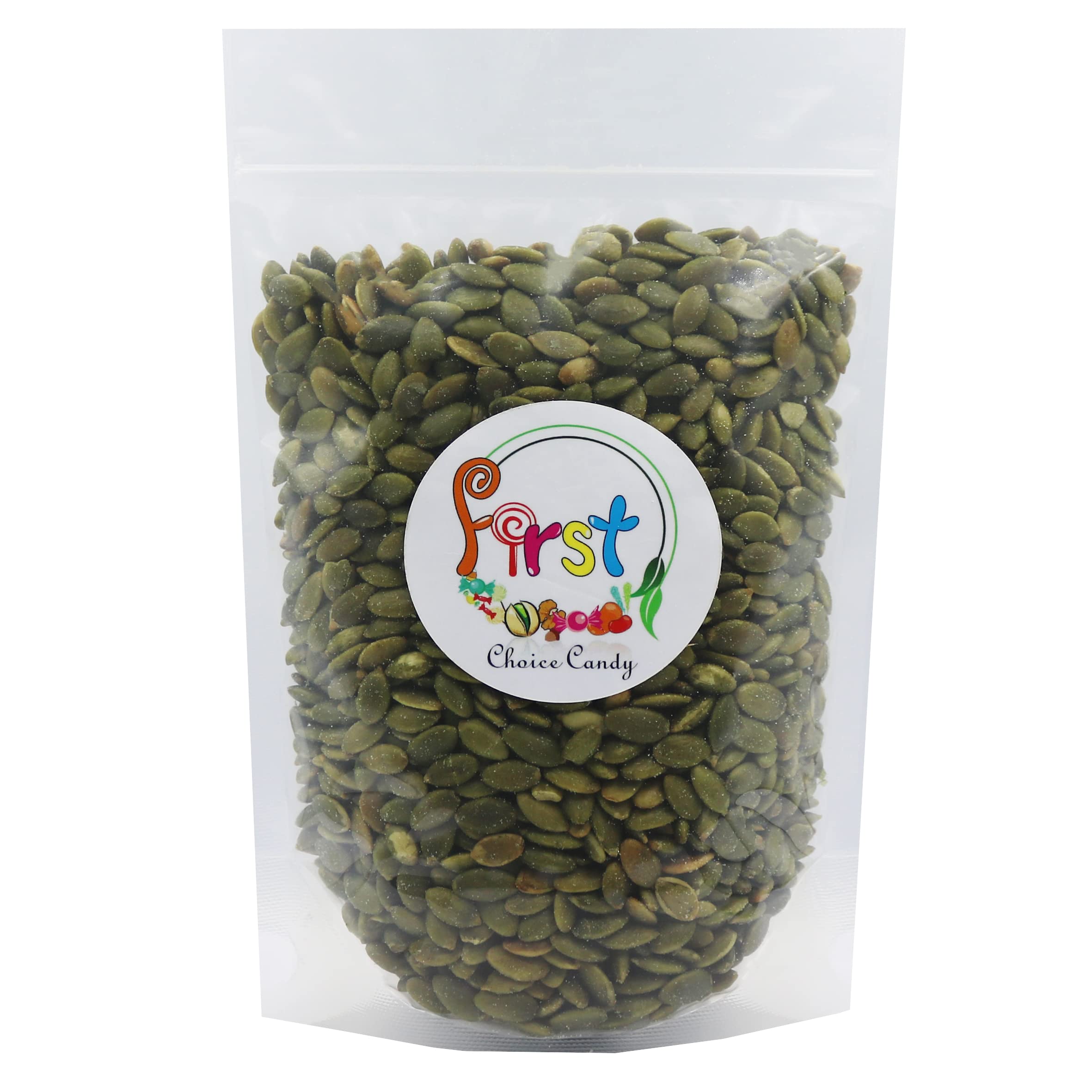 FirstChoiceCandy pepitas espolvoreadas sobre ensalada para sabor y crujido