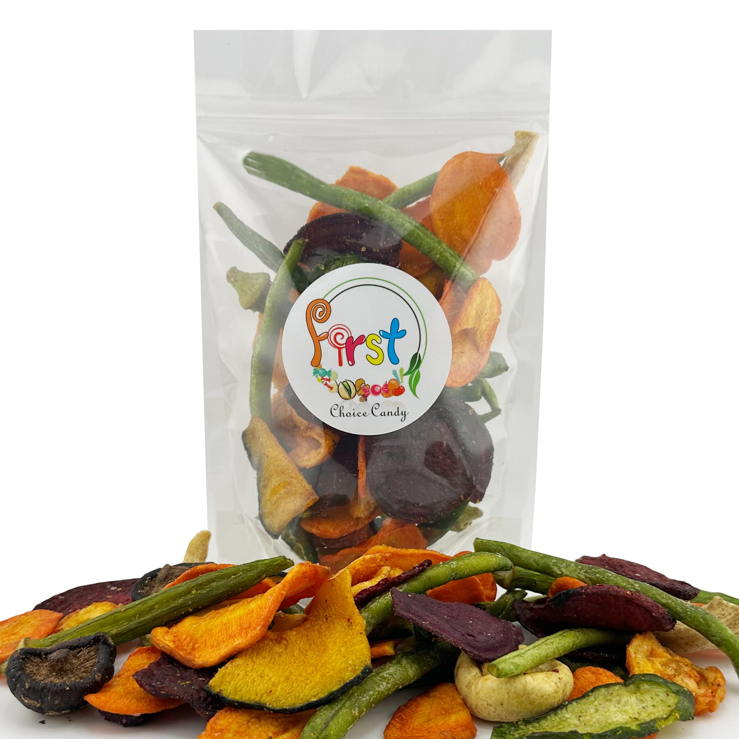 FirstChoiceCandy chips servidos en plato sobre mesa, perfectos para compartir y acompañar