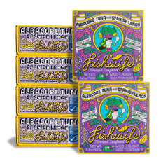 Fishwife lata frontal mostrando diseño y calidad del producto