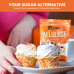 Fit Lane bol con ingredientes para repostería usando allulose como sustituto