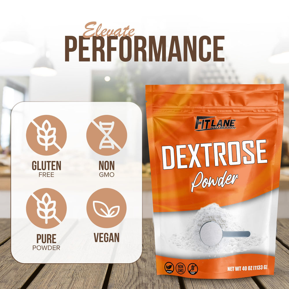 Fit Lane Nutrition batido post-entrenamiento con dextrosa para reposición rápida de carbohidratos