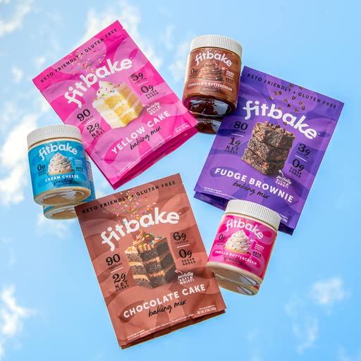 FitBake servido en mesa transformando postres bajos en carbohidratos