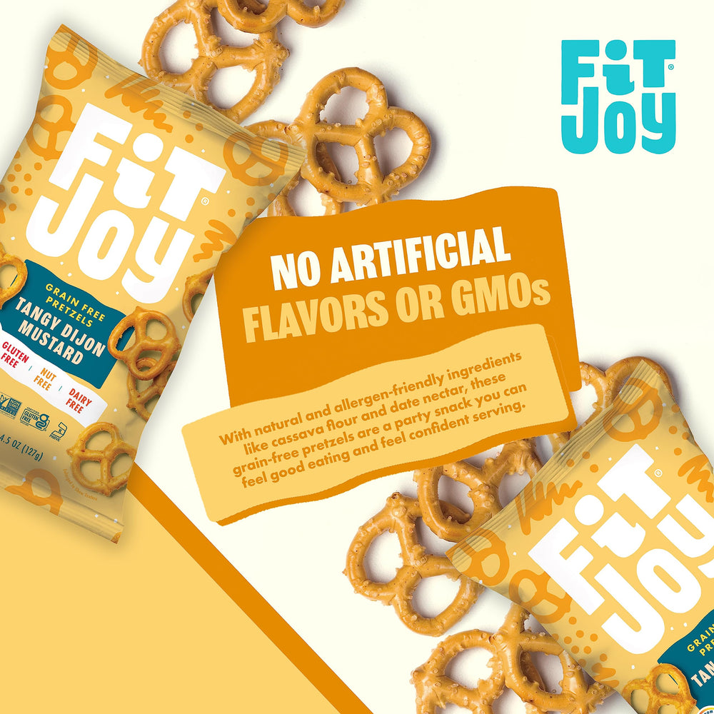 FitJoy porción en mano demostrando tamaño práctico para merienda
