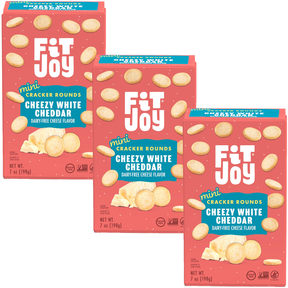 FitJoy empaque frontal mostrando pack de 3 y beneficio de conveniencia