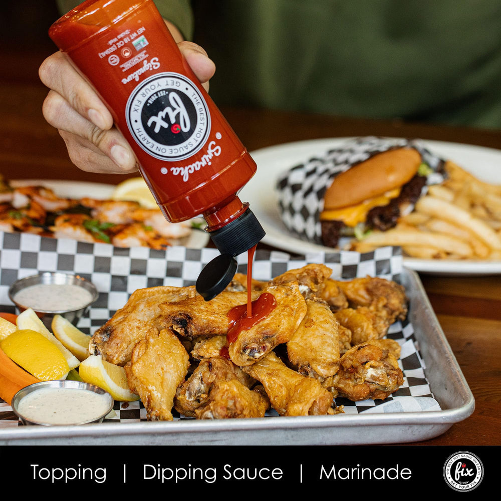 Fix Hot Sauce en una cocina estilo de vida realzando platos caseros