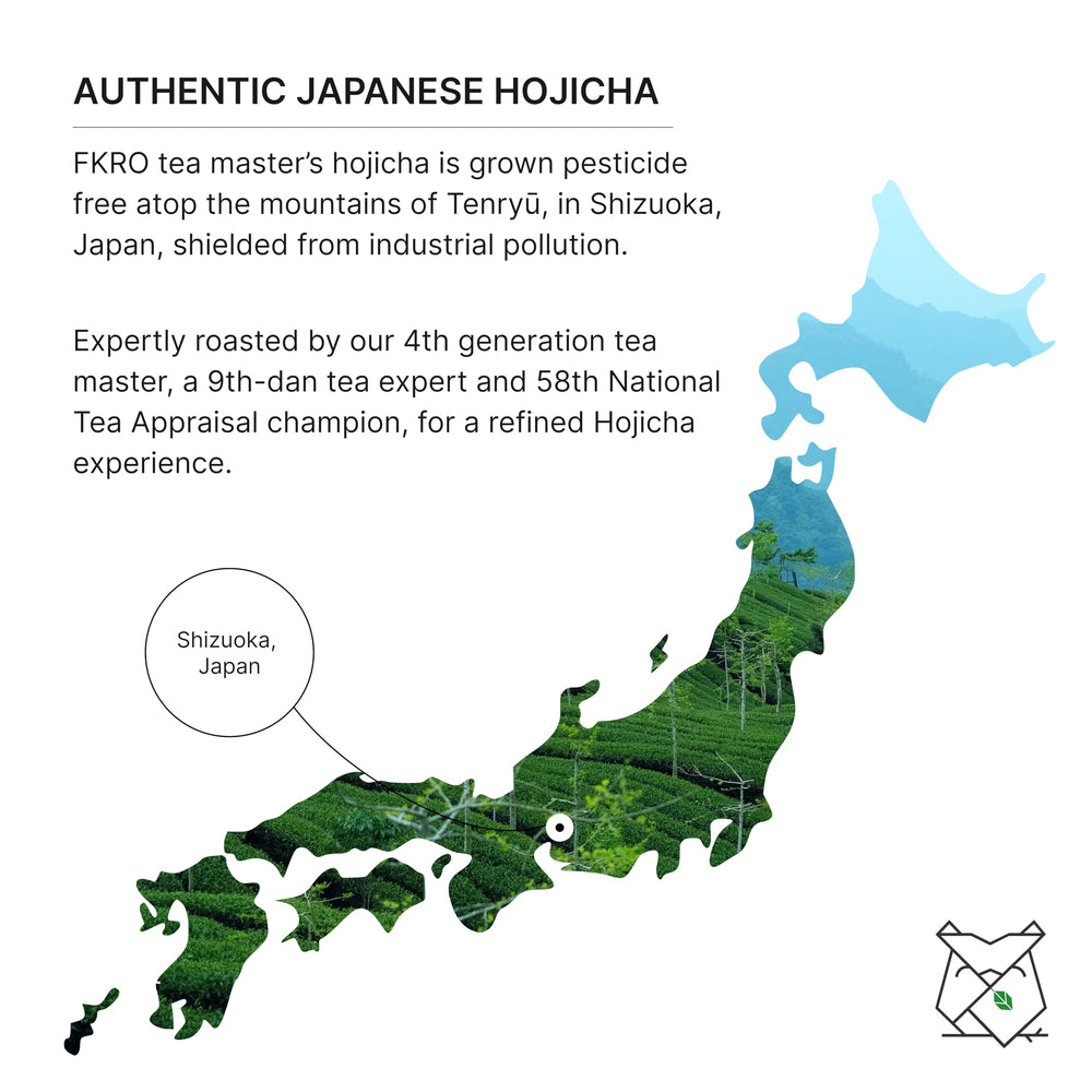 FKRO hojicha en cocina junto a ingredientes para repostería inspiradora