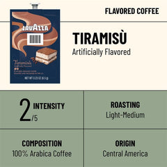 Flavia Lavazza taza servida con crema y aroma visible para disfrute inmediato